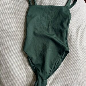 Left On Friday Forest Green One-Piece Swimsuit
